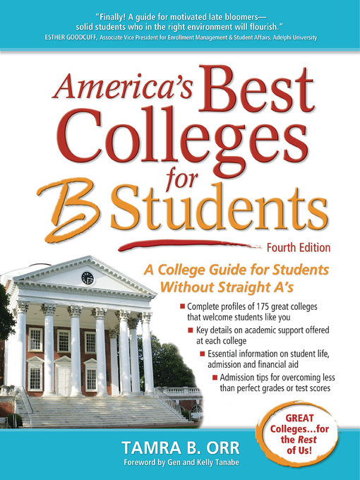 Cover of America's Best Colleges for B Students